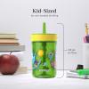 imageContigo Kids Leighton Straw Tumbler with SpillProof LeakProof Lid 14oz Blue PoppyNarwhalsPaw Patrol Color Changing