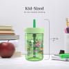 imageContigo Kids Leighton Straw Tumbler with SpillProof LeakProof Lid 14oz Blue PoppyNarwhalsPaw Patrol Pups  Dinos