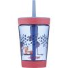 imageContigo Kids Leighton Straw Tumbler with SpillProof LeakProof Lid 14oz Blue PoppyNarwhalsRaining Cats  Dogs