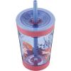 imageContigo Kids Leighton Straw Tumbler with SpillProof LeakProof Lid 14oz Blue PoppyNarwhalsRaining Cats  Dogs