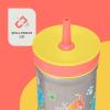 imageContigo Kids Leighton Straw Tumbler with SpillProof Lid 12oz RaspberryAzaleaDogsPineapple Lid