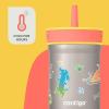 imageContigo Kids Leighton Straw Tumbler with SpillProof Lid 12oz RaspberryAzaleaDogsPineapple Lid