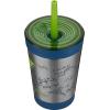 imageContigo Kids SpillProof Tumbler with Straw amp LeakProof Lid 12oz VacuumInsulated Stainless Steel Water Bottle for Kids Dishwasher Safe amp Fits Most Cup Holders Tumbler for School Home TravelGranny Smith Rocket