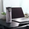 imageContigo Pinnacle VacuumInsulated Stainless Steel Travel Mug with SpillProof Lid Reusable Coffee Cup or Water Bottle with LeakProof Lid Keeps Drinks Hot or Cold for Hours 14oz White MarbleWhite Marble