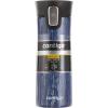 imageContigo Pinnacle VacuumInsulated Stainless Steel Travel Mug with SpillProof Lid Reusable Coffee Cup or Water Bottle with LeakProof Lid Keeps Drinks Hot or Cold for Hours 14oz White MarbleBlue Slate