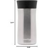 imageContigo Pinnacle VacuumInsulated Stainless Steel Travel Mug with SpillProof Lid Reusable Coffee Cup or Water Bottle with LeakProof Lid Keeps Drinks Hot or Cold for Hours 14oz White MarbleStainless Steel