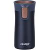 imageContigo Pinnacle VacuumInsulated Stainless Steel Travel Mug with SpillProof Lid Reusable Coffee Cup or Water Bottle with LeakProof Lid Keeps Drinks Hot or Cold for Hours 14oz White MarbleMatte BlackBrond Lid