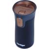 imageContigo Pinnacle VacuumInsulated Stainless Steel Travel Mug with SpillProof Lid Reusable Coffee Cup or Water Bottle with LeakProof Lid Keeps Drinks Hot or Cold for Hours 14oz White MarbleMatte BlackBrond Lid