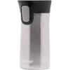 imageContigo Pinnacle VacuumInsulated Stainless Steel Travel Mug with SpillProof Lid Reusable Coffee Cup or Water Bottle with LeakProof Lid Keeps Drinks Hot or Cold for Hours 14oz White MarbleStainless Steel