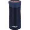 imageContigo Pinnacle VacuumInsulated Stainless Steel Travel Mug with SpillProof Lid Reusable Coffee Cup or Water Bottle with LeakProof Lid Keeps Drinks Hot or Cold for Hours 14oz White MarbleMatte BlackBrond Lid