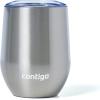 imageContigo River North Stainless Steel Wine Tumbler with SpillProof Lid LeakProof 12oz Reusable Wine Glass Dishwasher Safe amp Keeps Drinks Hot or Cold for Hours Sunbeam Gold16 Ounces