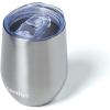 imageContigo River North Stainless Steel Wine Tumbler with SpillProof Lid LeakProof 12oz Reusable Wine Glass Dishwasher Safe amp Keeps Drinks Hot or Cold for Hours Sunbeam Gold16 Ounces