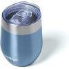 imageContigo River North Stainless Steel Wine Tumbler with SpillProof Lid LeakProof 12oz Reusable Wine Glass Dishwasher Safe amp Keeps Drinks Hot or Cold for Hours Sunbeam Gold16 Ounces