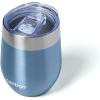 imageContigo River North Stainless Steel Wine Tumbler with SpillProof Lid LeakProof 12oz Reusable Wine Glass Dishwasher Safe amp Keeps Drinks Hot or Cold for Hours Sunbeam Gold16 Ounces