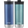 imageContigo SNAPSEAL Insulated Stainless Steel Travel Mug 20oz Blue Corn amp Bubble TeaBlue Corn  Bubble Tea
