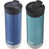 imageContigo SNAPSEAL Insulated Stainless Steel Travel Mug 20oz Blue Corn amp Bubble TeaBlue Corn  Bubble Tea