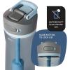 imageContigo Wells Plastic Filter Water Bottle with AUTOSPOUT Straw Lid and Replacement Filter 24 Oz Dark Ice24 Ounces