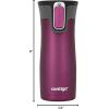 imageContigo West Loop 20 LeakProof SpillProof Insulated Stainless Steel Travel Mug 16oz Licorice MetallicMatte Radiant Orchid