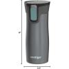 imageContigo West Loop 20 LeakProof SpillProof Insulated Stainless Steel Travel Mug 16oz Licorice MetallicStormy Weather