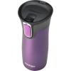 imageContigo West Loop Stainless Steel VacuumInsulated Travel Mug with SpillProof Lid Keeps Drinks Hot up to 5 Hours and Cold up to 12 Hours 16oz Bright LavenderBright Lavender