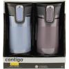 imageContigo West Loop Stainless Steel VacuumInsulated Travel Mug with SpillProof Lid Keeps Drinks Hot up to 5 Hours and Cold up to 12 Hours 16oz Matte BlackEarl Grey  Dark Plum