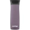 imageContigo West Loop Stainless Steel VacuumInsulated Travel Mug with SpillProof Lid Keeps Drinks Hot up to 5 Hours and Cold up to 12 Hours 16oz Matte BlackDark Plum