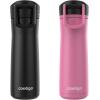 imageContigo x Ally Love Jackson Chill 20 Stainless Steel Spill Proof Water Bottle with AutoPop Lid BPA Free 24oz LicoriceLicorice  Pansy