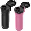 imageContigo x Ally Love Jackson Chill 20 Stainless Steel Spill Proof Water Bottle with AutoPop Lid BPA Free 24oz LicoriceLicorice  Pansy