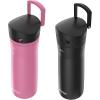 imageContigo x Ally Love Jackson Chill 20 Stainless Steel Spill Proof Water Bottle with AutoPop Lid BPA Free 24oz LicoriceLicorice  Pansy