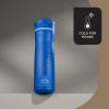 imageContigo x Ally Love Jackson Chill 20 Stainless Steel Spill Proof Water Bottle with AutoPop Lid BPA Free 24oz LicoriceStellar Jay