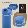 imageContigo x Ally Love Jackson Chill 20 Stainless Steel Spill Proof Water Bottle with AutoPop Lid BPA Free 24oz LicoriceStellar Jay