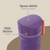 imageContigo x Ally Love Jackson Chill 20 Stainless Steel Spill Proof Water Bottle with AutoPop Lid BPA Free 24oz LicoriceViolet