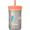 imageContigo Kids Leighton Straw Tumbler with SpillProof Lid 12oz RaspberryAzaleaDogsPineapple Lid
