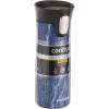 imageContigo Pinnacle VacuumInsulated Stainless Steel Travel Mug with SpillProof Lid Reusable Coffee Cup or Water Bottle with LeakProof Lid Keeps Drinks Hot or Cold for Hours 14oz White MarbleBlue Slate