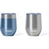 imageContigo River North Stainless Steel Wine Tumbler with SpillProof Lid LeakProof 12oz Reusable Wine Glass Dishwasher Safe amp Keeps Drinks Hot or Cold for Hours Sunbeam Gold16 Ounces