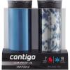 imageContigo SNAPSEAL Insulated Stainless Steel Travel Mug 2 Pack 20oz Blue Corn amp Acid Wash