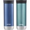 imageContigo SNAPSEAL Insulated Stainless Steel Travel Mug 20oz Blue Corn amp Bubble TeaBlue Corn  Bubble Tea