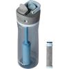 imageContigo Wells Plastic Filter Water Bottle with AUTOSPOUT Straw Lid and Replacement Filter 24 Oz Dark Ice24 Ounces