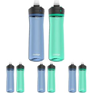 imageContigo Ashland 20 24oz Water Bottle with AUTOSPOUT LidBlue CornCoriander