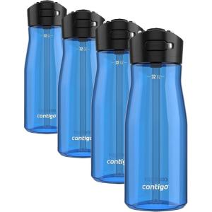 imageContigo Ashland 20 24oz Water Bottle with AUTOSPOUT LidBlue Poppy