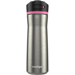 imageContigo Ashland Chill 20 24oz Stainless Steel Water Bottle with AUTOSPOUT Lid Pink LemonadeStainless Steel  Azalea