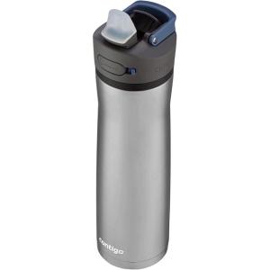 imageContigo Ashland Chill 20 24oz Stainless Steel Water Bottle with AUTOSPOUT Lid Pink LemonadeStainless Steel w Blue Corn