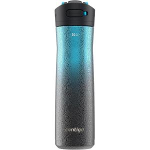 imageContigo Ashland Chill 20 24oz Stainless Steel Water Bottle with AUTOSPOUT Lid Pink LemonadeStrawberry Cream