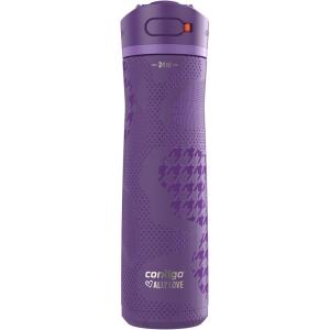 imageContigo Ashland Chill 20 24oz Stainless Steel Water Bottle with AUTOSPOUT Lid Pink LemonadeViolet