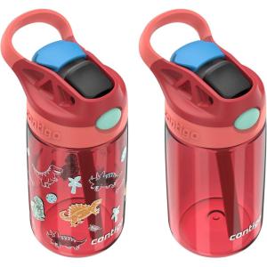imageContigo Aubrey Kids Water BottleGoji Berry Dinos GFX Goji Berry Coral