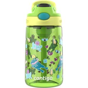 imageContigo Aubrey Kids Water BottleSalt Bunnies GFX Cool Lime Frog Prince GFX