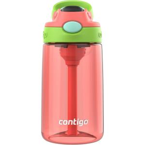 imageContigo Kids Cleanable AUTOSPOUT Water Bottle 14oz 2 Pack Strawberry Ice CreamCoral