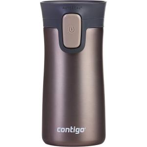 imageContigo Pinnacle VacuumInsulated Stainless Steel Travel Mug with SpillProof Lid Reusable Coffee Cup or Water Bottle with LeakProof Lid Keeps Drinks Hot or Cold for Hours 14oz White MarbleTrans Matte
