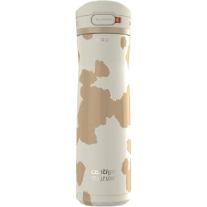 imageContigo x Ally Love Jackson Chill 20 Stainless Steel Spill Proof Water Bottle with AutoPop Lid BPA Free 24oz LicoriceOatmilk
