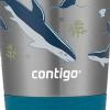imageContigo Kids SpillProof Stainless Steel Tumbler with Straw and THERMALOCK 12oz Gummy with SharkGummy with Shark